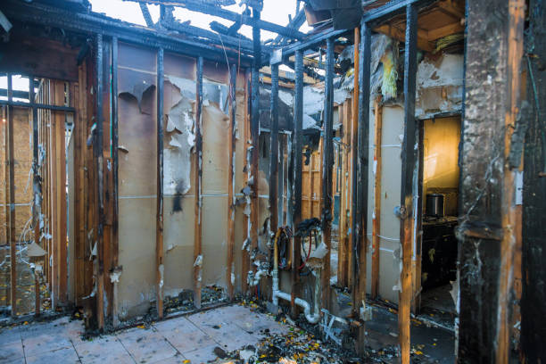 Professional Fire Damage Restoration technician working in Laguna Woods, CA